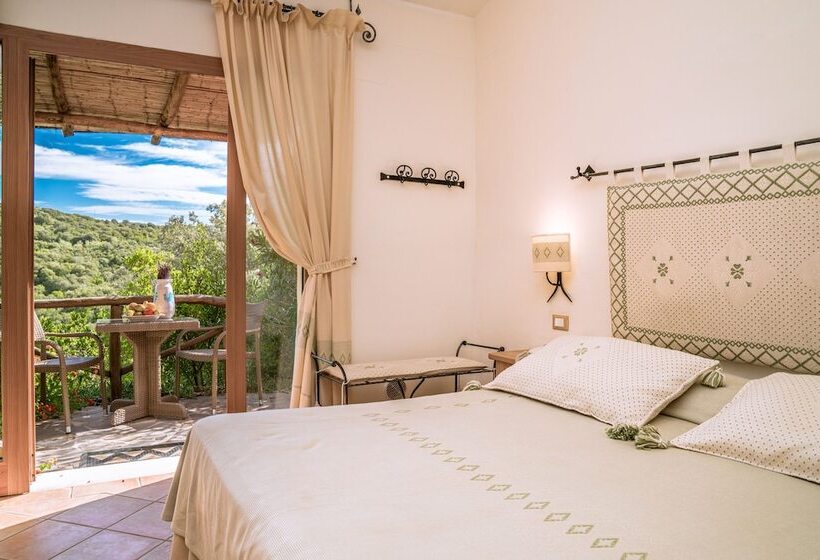 חדר סטנדרט לשלושה עם נוף לגינה, Aldiola Country Resort