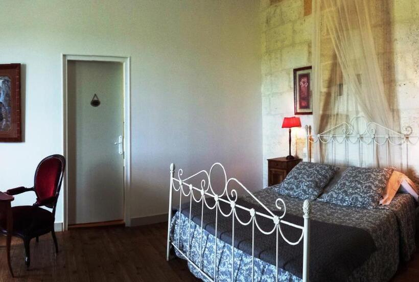 חדר סטנדרט עם מרפסת, Chateau De La Grave