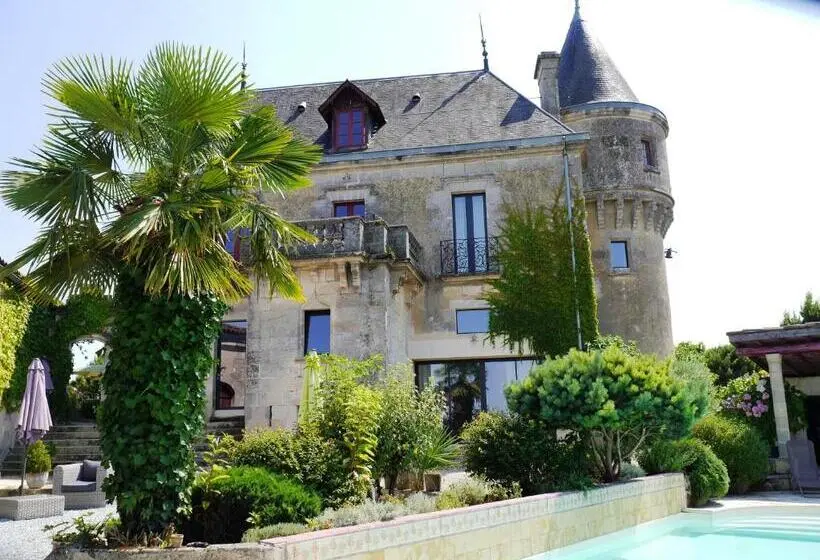 プールの見えるスーペリアルーム, Chateau De La Grave