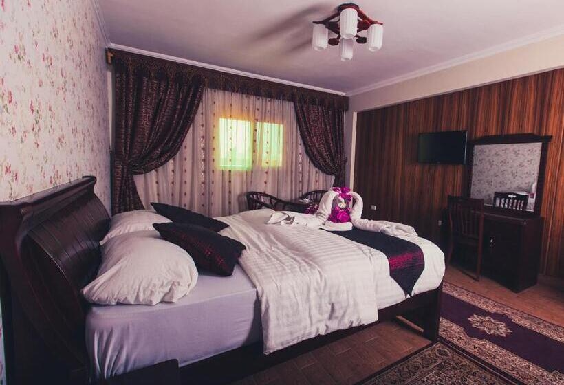 اتاق یک تخته با چشم‌انداز استخر, La Viena Health Resort