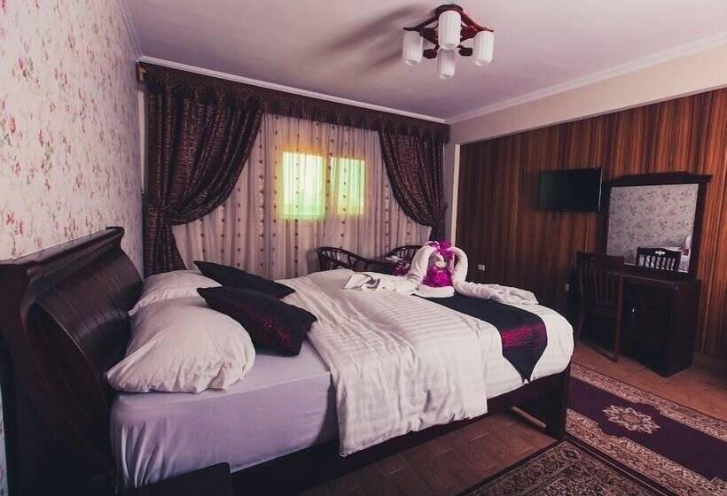 اتاق یک تخته با چشم‌انداز استخر, La Viena Health Resort