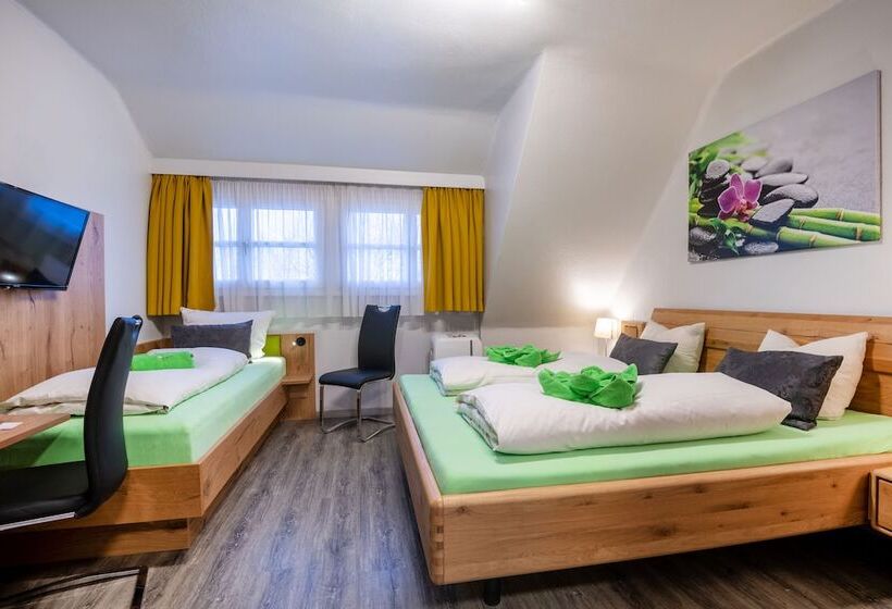 标准三人间, Garni Seerose Lindau Insel Zentrum Bodensee