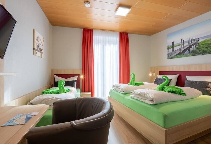 Номер Стандарт Трехместный, Garni Seerose Lindau Insel Zentrum Bodensee