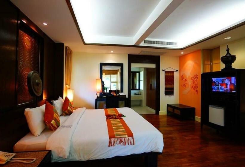 デラックスビラの１ベッドルーム, Baan Khaolak Beach Resort