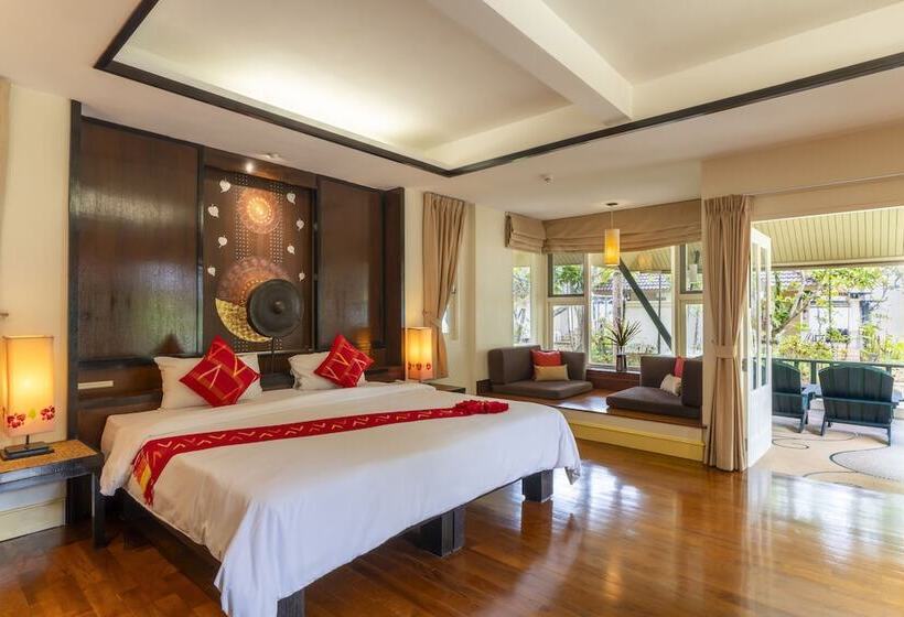 デラックスビラの１ベッドルーム, Baan Khaolak Beach Resort