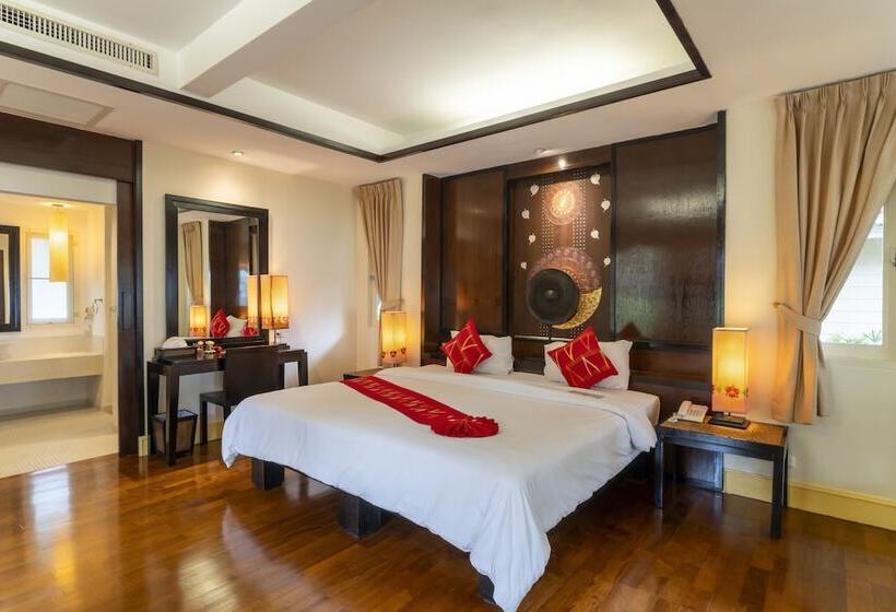 デラックスビラの１ベッドルーム, Baan Khaolak Beach Resort