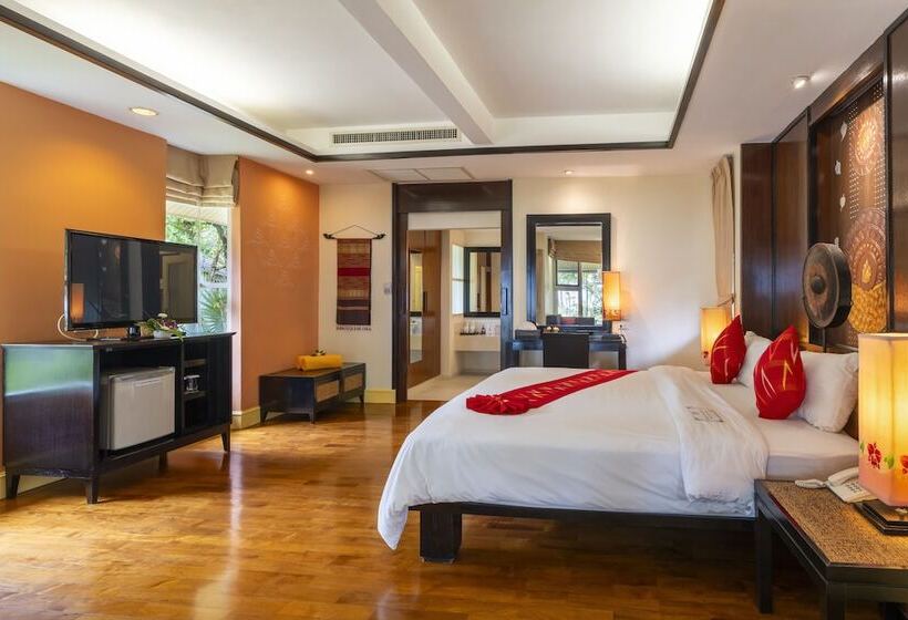 デラックスビラの１ベッドルーム, Baan Khaolak Beach Resort