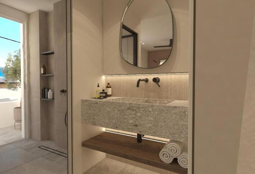 디럭스 룸 측면 바다 전망, Eftihia Studios