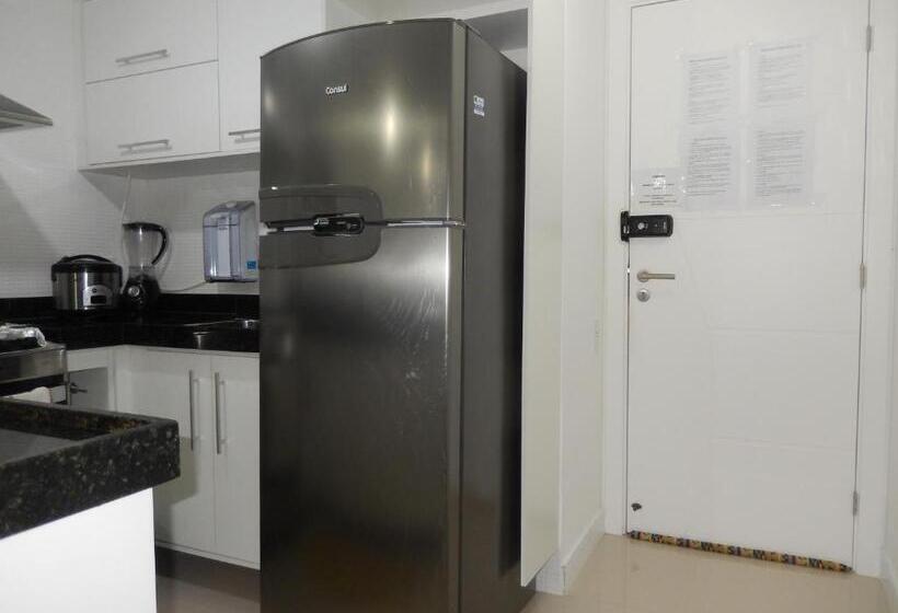 침실 1개 발코니 아파트, Flat Entre Mar E Lagoa Ii