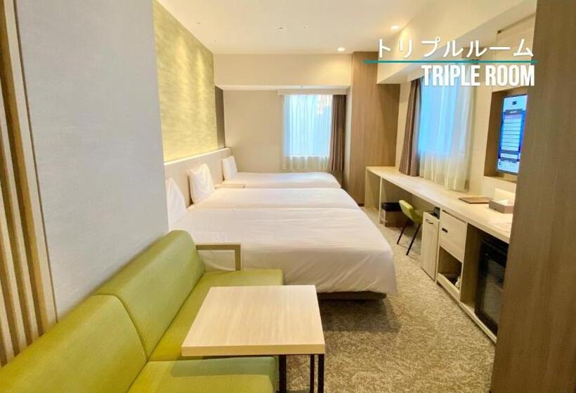 غرفة قياسية ثلاثية, Henn Na Hotel Sendai Kokubuncho