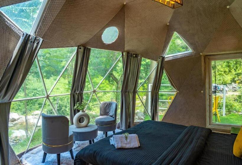 스탠다드 룸 킹사이즈 침대, Whoopers Boutique Resort Jibhi
