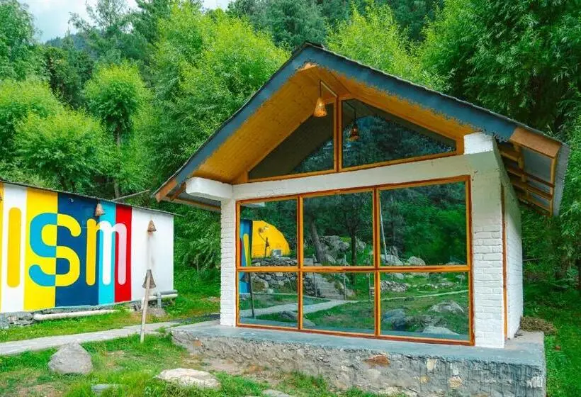 Standard room with outdoor bath, Whoopers Boutique Resort Jibhi