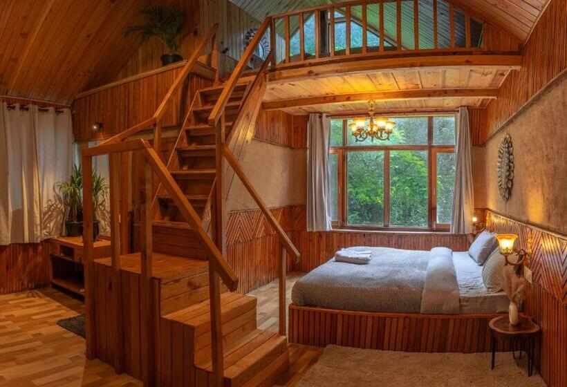 一居室高级别墅, Whoopers Boutique Resort Jibhi