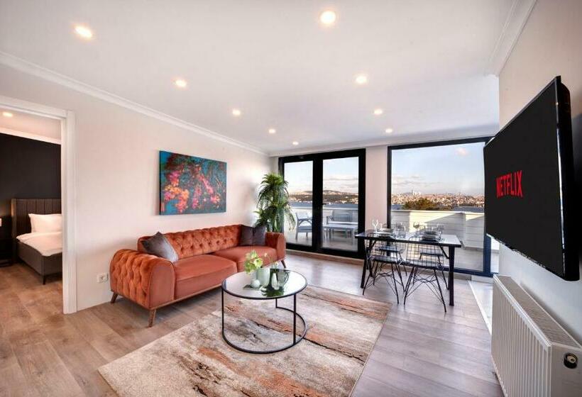 آپارتمان 1 خوابه با چشم‌انداز دریا, Etiz Hotels & Residences