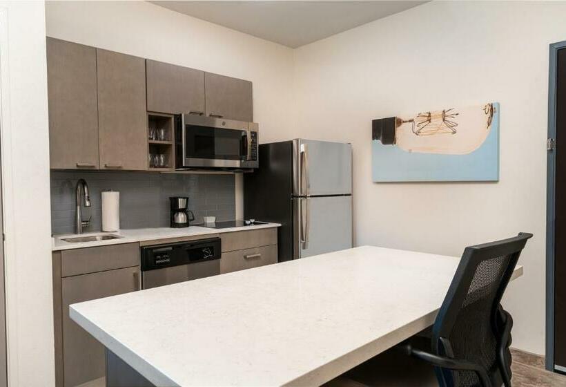 带大床的标准工作室, Hyatt House Nashville Airport