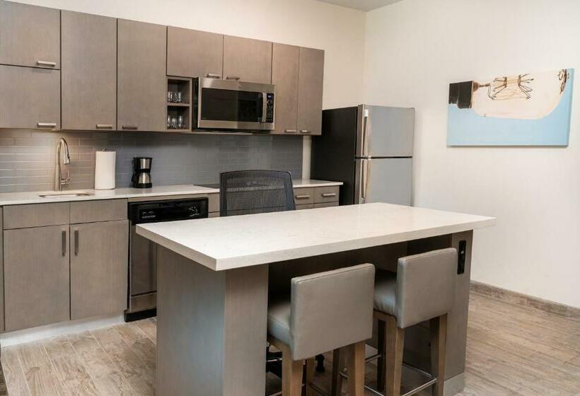 带四张床的标准工作室, Hyatt House Nashville Airport