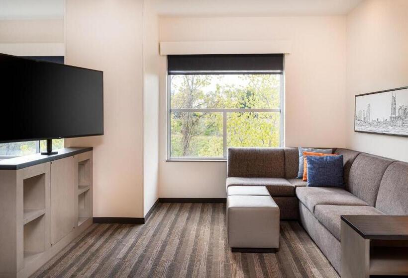 带大床的套房, Hyatt House Nashville Airport