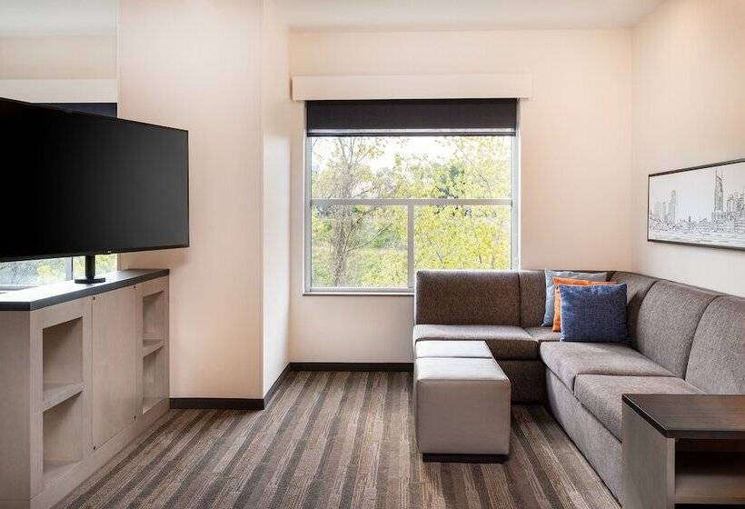 带四张床的标准工作室, Hyatt House Nashville Airport