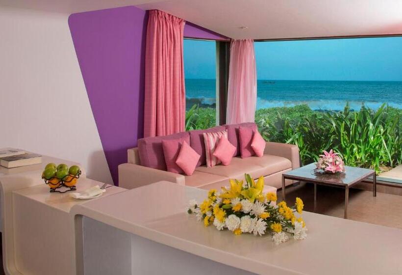 Villa 1 Makuuhuone Merinäkymä, Radisson Blu Resort Temple Bay Mamallapuram