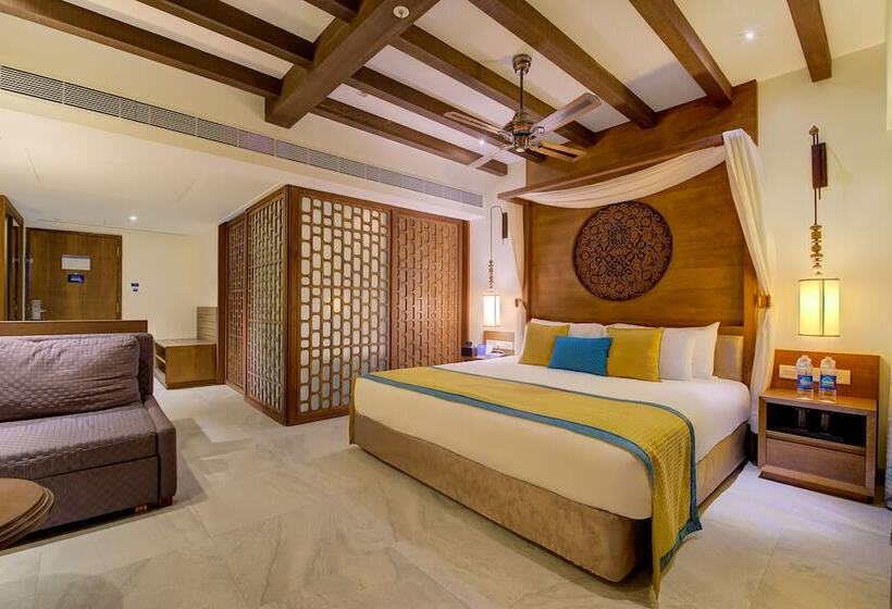 Mökki 1 Makuuhuone, Radisson Blu Resort Temple Bay Mamallapuram