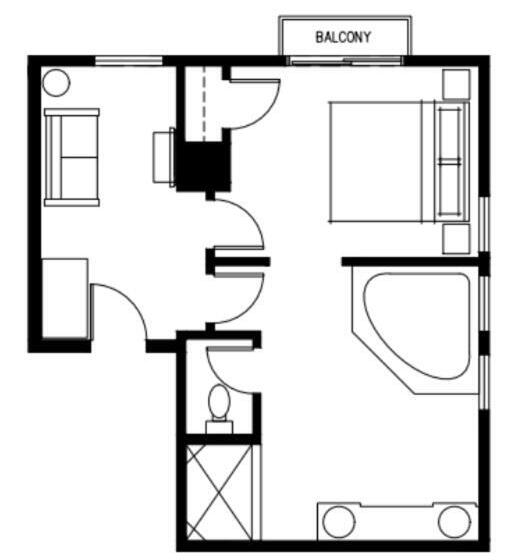 스탠다드 룸 킹사이즈 침대, The Setting Inn Willamette Valley