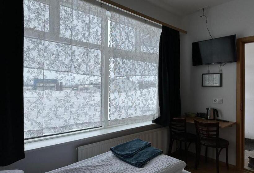 اتاق استاندارد با سرویس بهداشتی مشترک, Kanslarinn Hostel