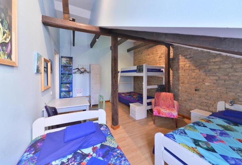 اتاق استاندارد چهارنفره با سرویس بهداشتی مشترک, Central Hostel