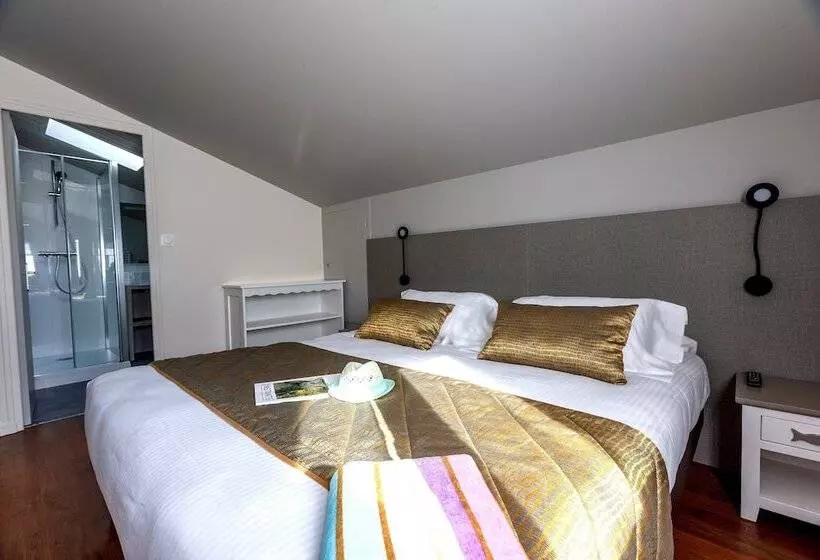 اتاق استاندارد, Hôtel Restaurant Le Grand Large   Face à La Plage   Ile De Ré