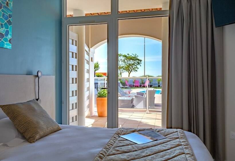 غرفة كومفورت, Hôtel Restaurant Le Grand Large   Face à La Plage   Ile De Ré