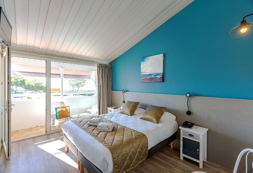 غرفة كومفورت, Hôtel Restaurant Le Grand Large   Face à La Plage   Ile De Ré