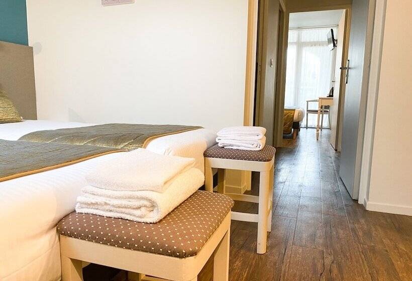 غرفة عائلية, Hôtel Restaurant Le Grand Large   Face à La Plage   Ile De Ré