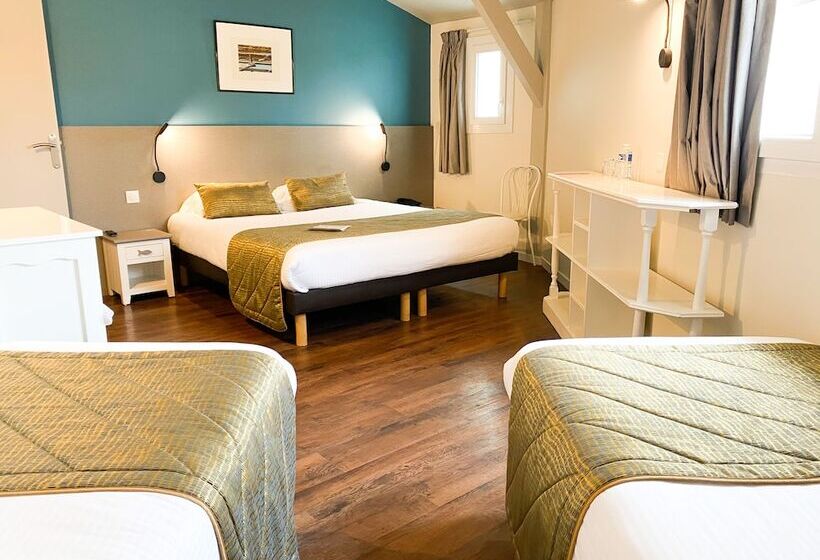 غرفة عائلية, Hôtel Restaurant Le Grand Large   Face à La Plage   Ile De Ré