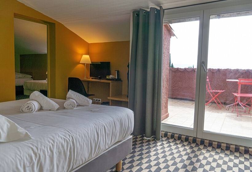 スーペリアの4人部屋, La Maison Des Ocres   Provence