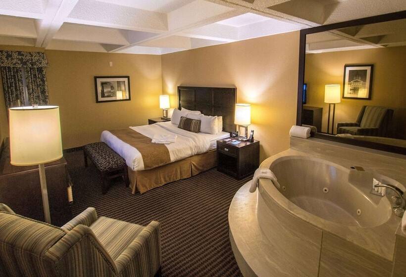 Люкс с гидромассажем, Wyndham Edmonton Hotel And Conference Centre