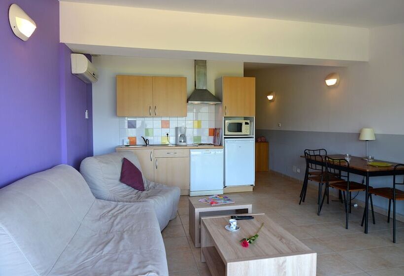 آپارتمان 1 خوابه با چشم‌انداز دریا, Residence Alba Rossa