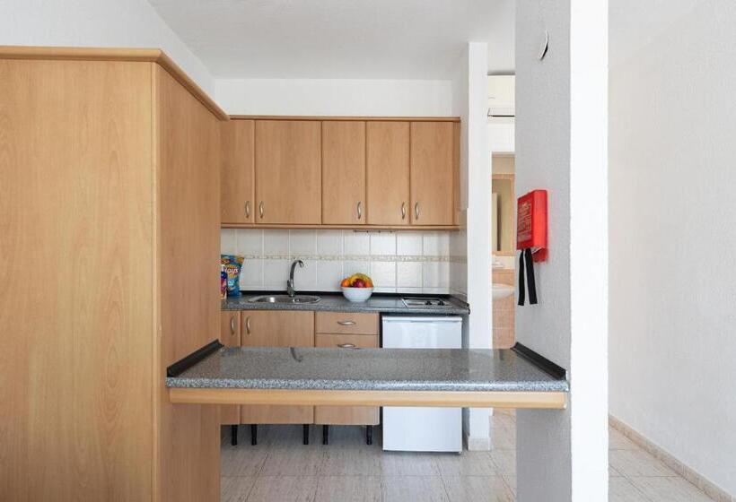 Апартаменты 1 Спальня, Homeforguest Apartamento 13 Con Terraza Y Piscina En Corralejo