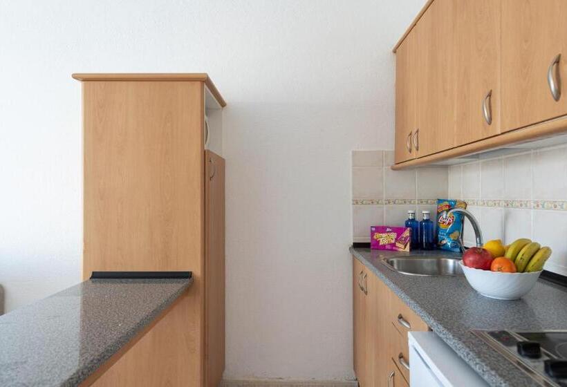 침실 1개 아파트, Homeforguest Apartamento 13 Con Terraza Y Piscina En Corralejo