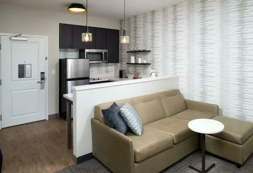キングサイドベッドのスタンダードワンルーム, Residence Inn By Marriott St. Louis Chesterfield