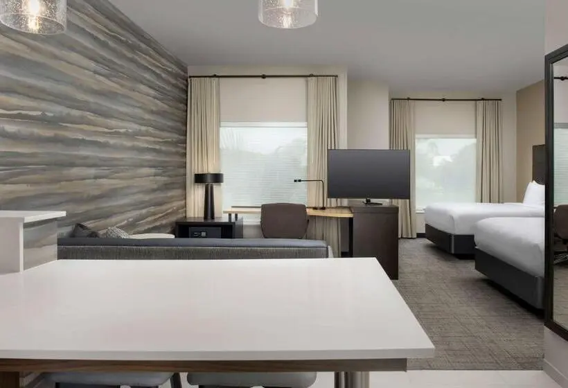 استودیو استاندارد با چشم‌انداز باغ, Residence Inn Doral Mall Area