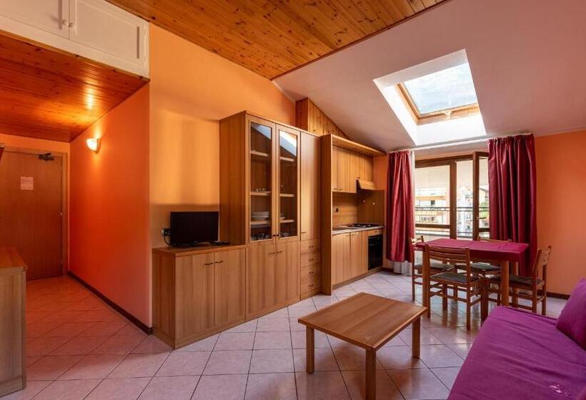 带1个卧室的公寓, Residence Saint Vincent