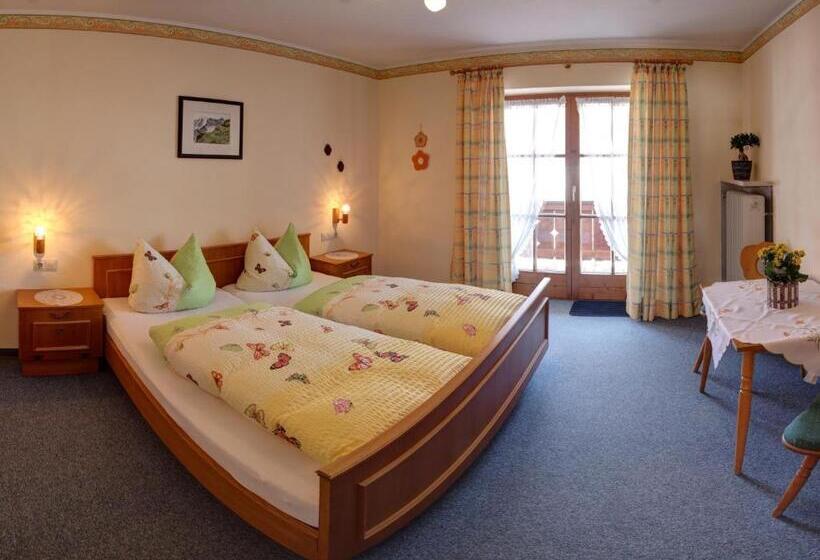 Standardrum med Balkong, Gästehaus Sterrhäusl   Chiemgau Karte