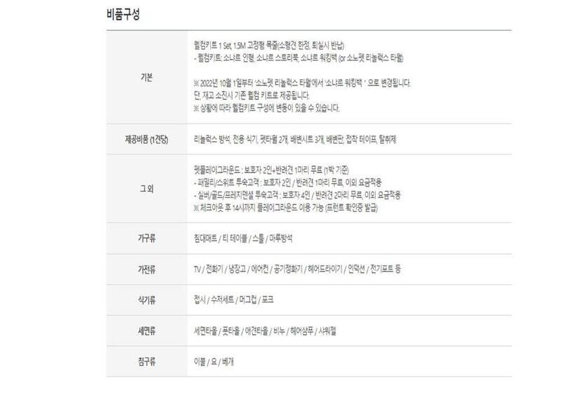스위트, Sono Pet Clubs & Resorts Vivaldi Park