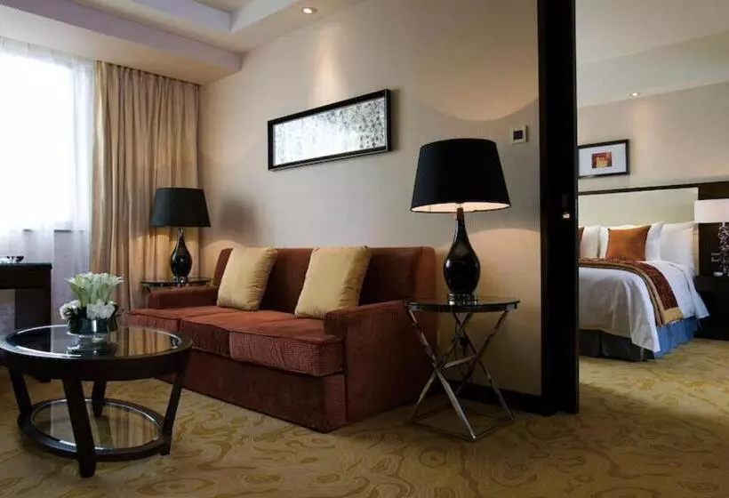 キングサイズベッドのエクゼクティブ, Courtyard By Marriott Shanghai Xujiahui