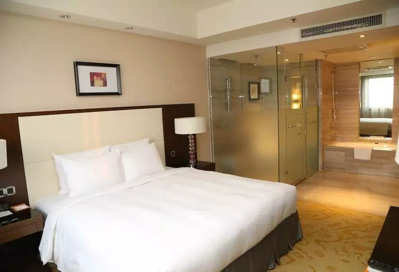 シティビューのデラックスルーム, Courtyard By Marriott Shanghai Xujiahui