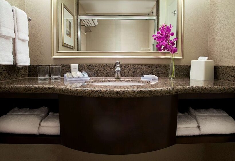 身障者適用ダブルベッド付きスタンダードルーム, Revery Toronto Downtown, Curio Collection By Hilton