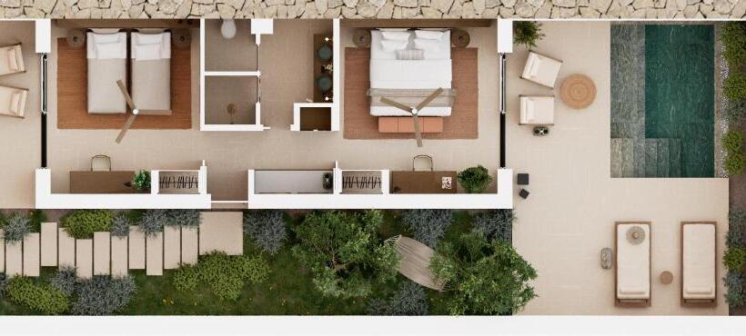 2ベッドスイートルーム, The Olivar Suites