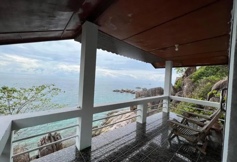 Deluxe-huone Merinäkymä Parveke, Char Bungalows