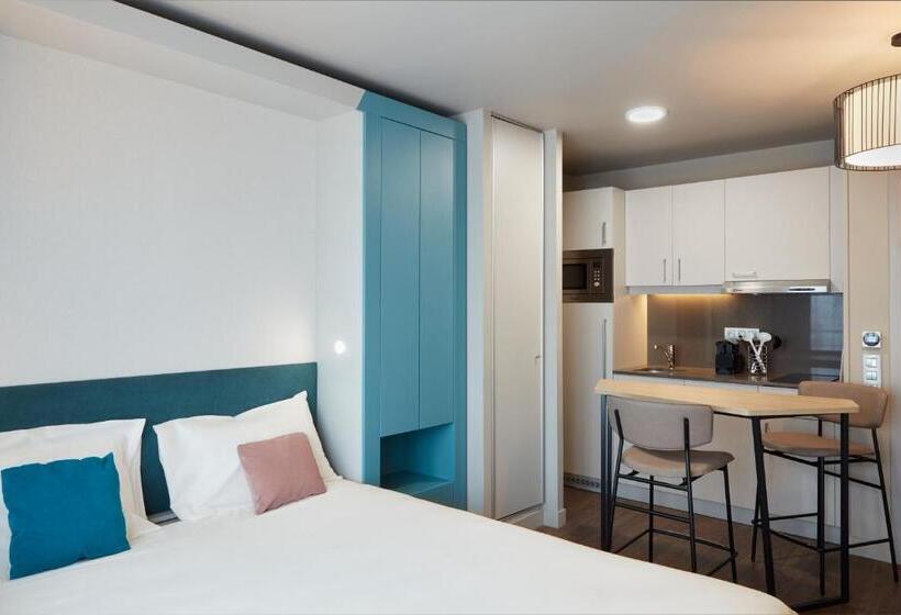 Студия Стандарт Двуспальная Кровать, Aparthotel Adagio Paris Suresnes Longchamp