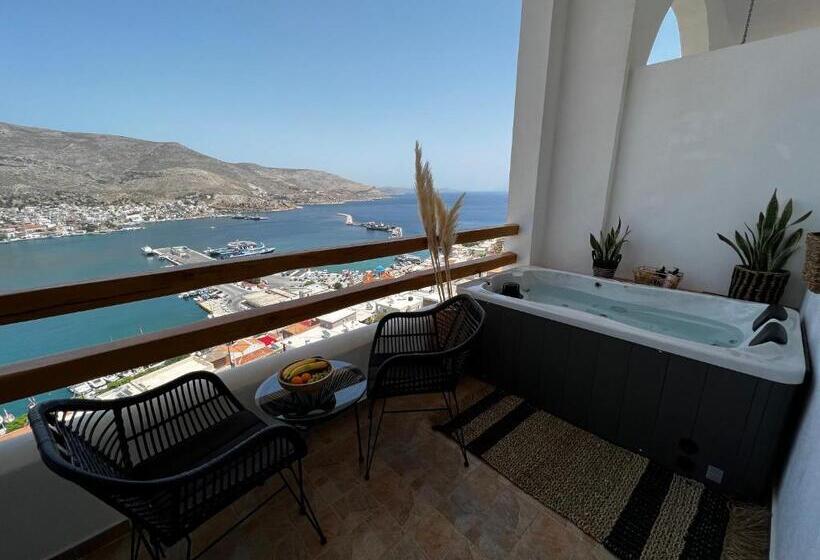자쿠지 스위트, Spongia Apartments Kalymnos