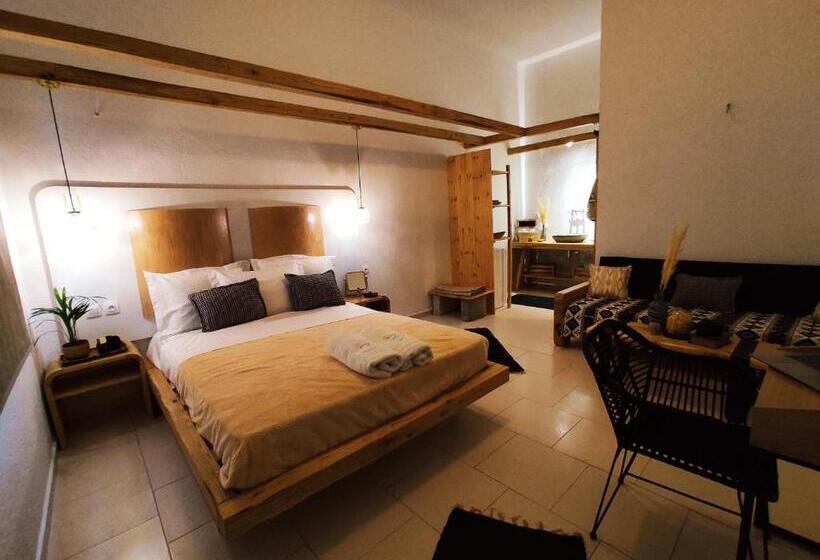 带按摩浴盆的套房, Spongia Apartments Kalymnos
